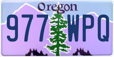 OR license plate 977WPQ