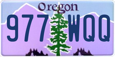 OR license plate 977WQQ