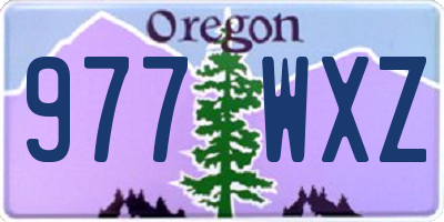OR license plate 977WXZ