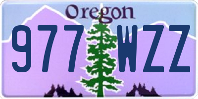 OR license plate 977WZZ