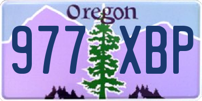OR license plate 977XBP