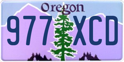 OR license plate 977XCD