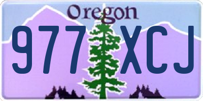 OR license plate 977XCJ