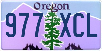 OR license plate 977XCL
