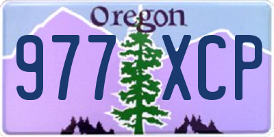 OR license plate 977XCP