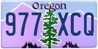 OR license plate 977XCQ