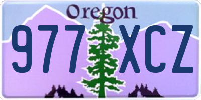 OR license plate 977XCZ