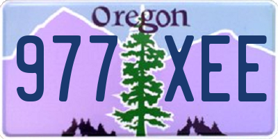 OR license plate 977XEE