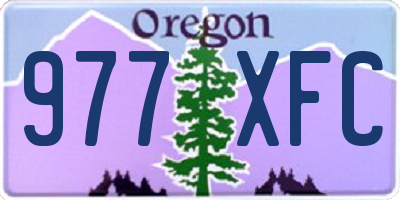 OR license plate 977XFC