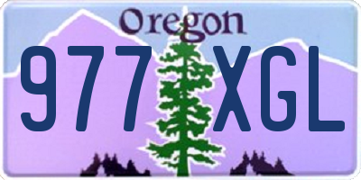 OR license plate 977XGL