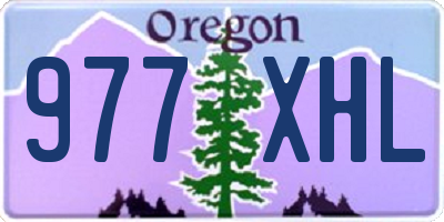 OR license plate 977XHL