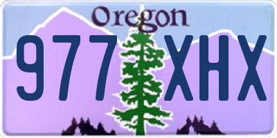 OR license plate 977XHX