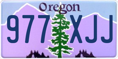 OR license plate 977XJJ