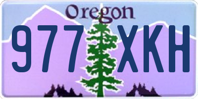 OR license plate 977XKH
