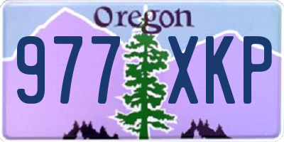 OR license plate 977XKP
