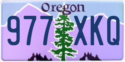 OR license plate 977XKQ