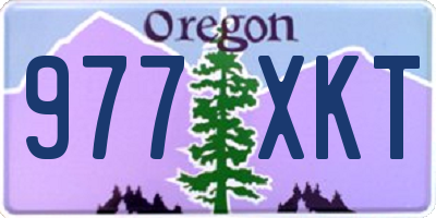 OR license plate 977XKT