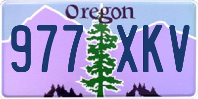OR license plate 977XKV