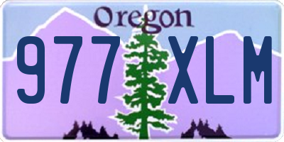 OR license plate 977XLM