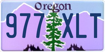 OR license plate 977XLT