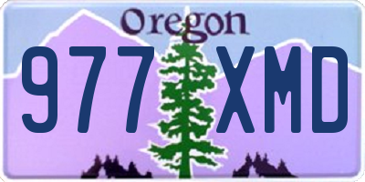OR license plate 977XMD