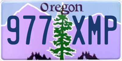 OR license plate 977XMP