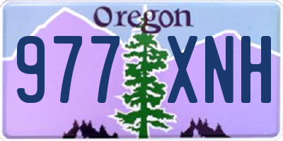OR license plate 977XNH