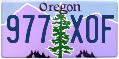 OR license plate 977XOF