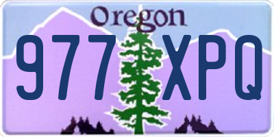 OR license plate 977XPQ