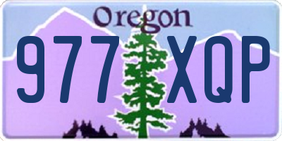 OR license plate 977XQP