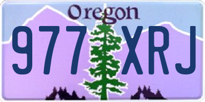 OR license plate 977XRJ