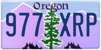 OR license plate 977XRP