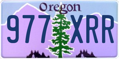 OR license plate 977XRR