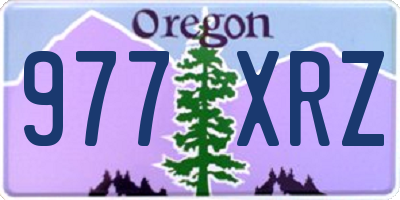 OR license plate 977XRZ
