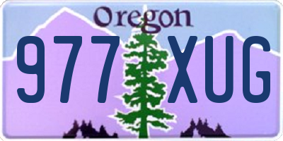 OR license plate 977XUG