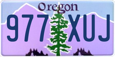 OR license plate 977XUJ