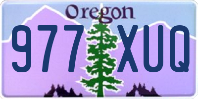 OR license plate 977XUQ