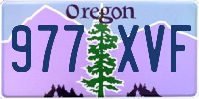 OR license plate 977XVF