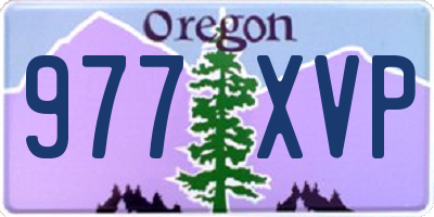 OR license plate 977XVP