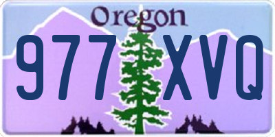 OR license plate 977XVQ