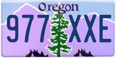 OR license plate 977XXE