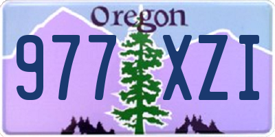 OR license plate 977XZI