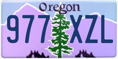 OR license plate 977XZL