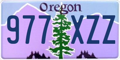 OR license plate 977XZZ