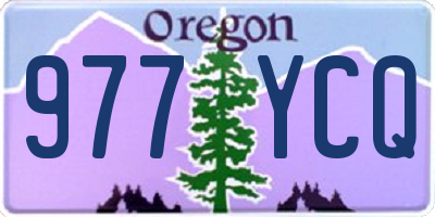 OR license plate 977YCQ