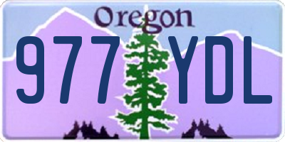 OR license plate 977YDL