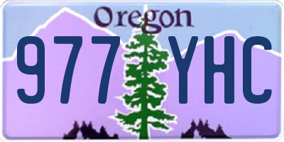 OR license plate 977YHC