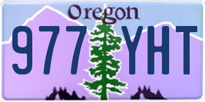 OR license plate 977YHT