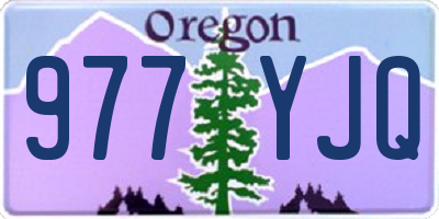 OR license plate 977YJQ