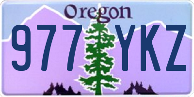 OR license plate 977YKZ